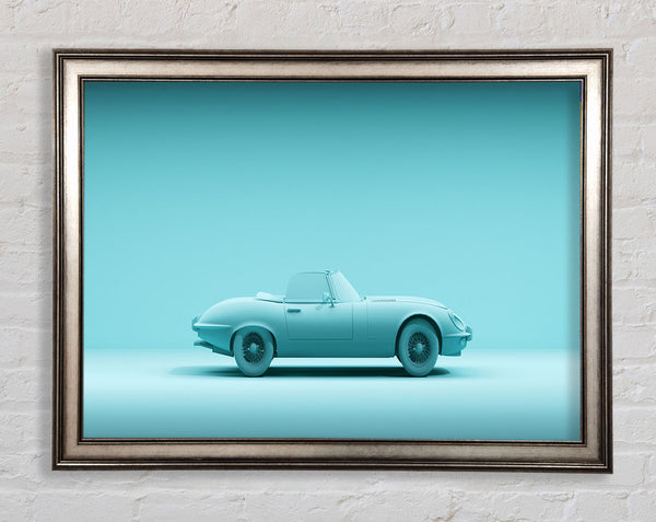 E-Type Jaguar Classic Framed Print