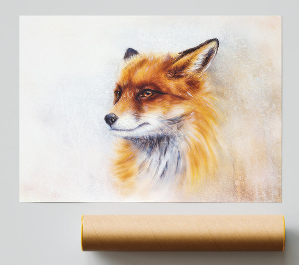 Fox Head Beauty Poster