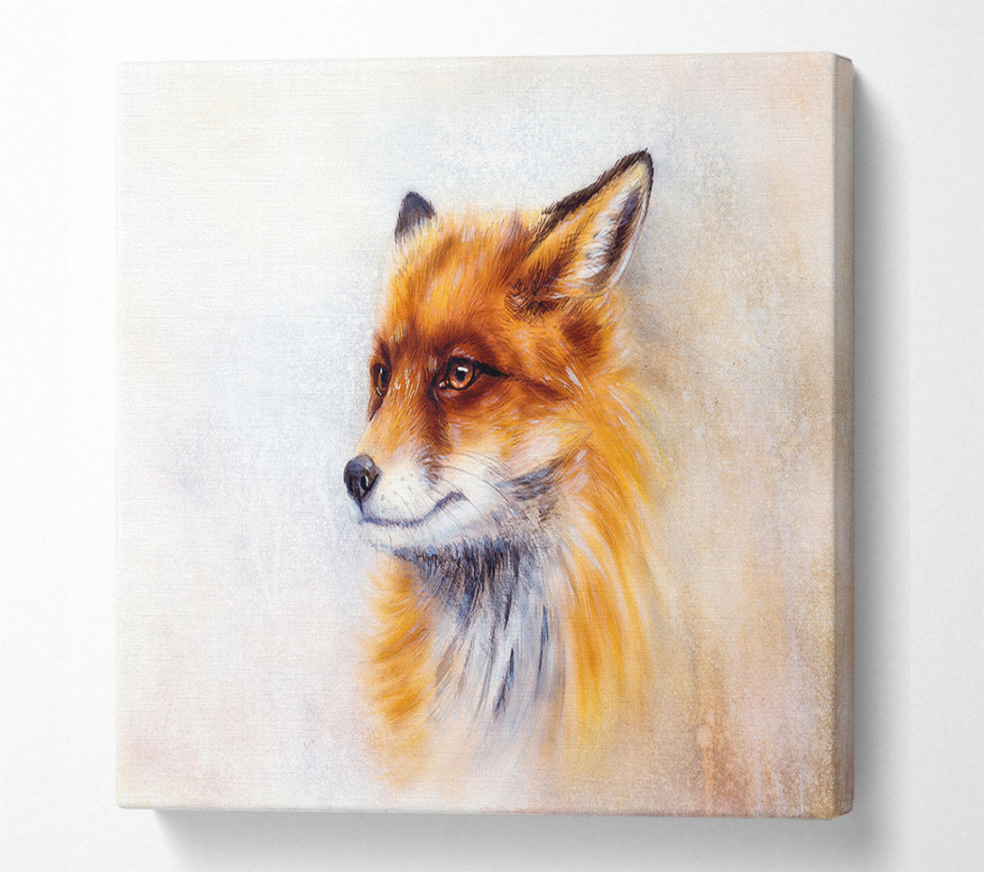  A Canvas Print of Fox Head Beauty Canvas Wall Art