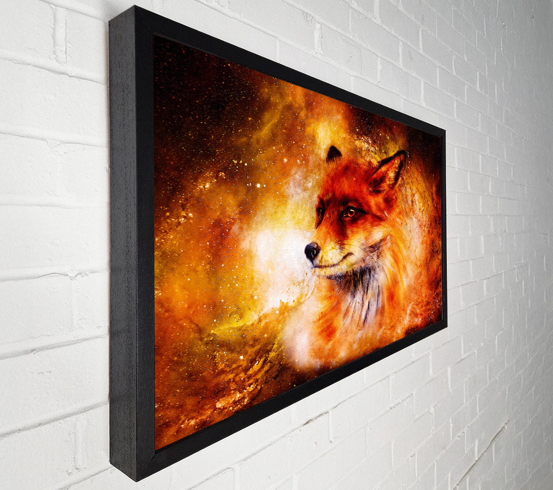  A Canvas Print of Fox Head Fire Canvas Art