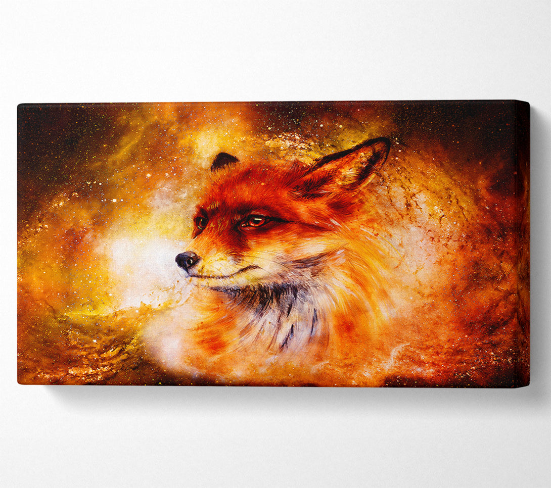  A Canvas Print of Fox Head Fire Canvas Art