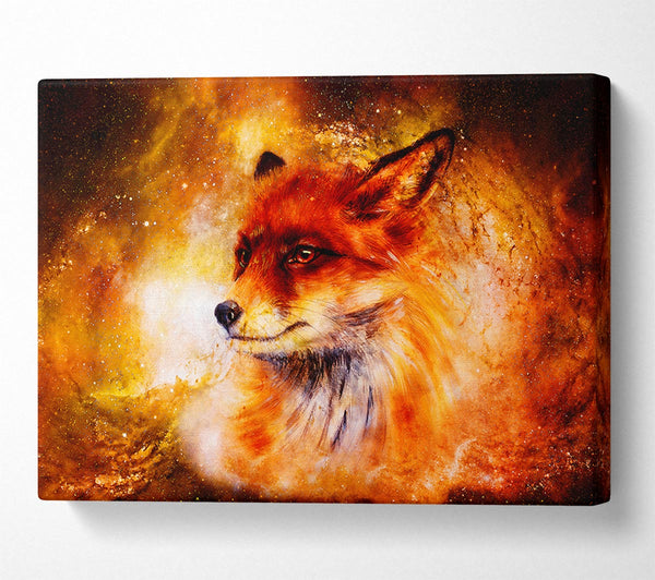  A Canvas Print of Fox Head Fire Canvas Art