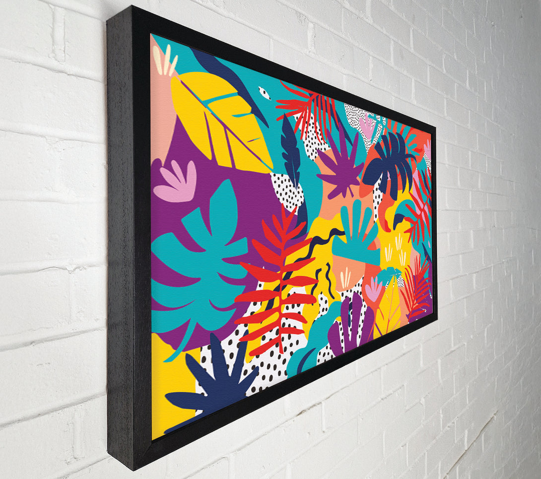  A Canvas Print of Stunning Summer Leaves Canvas Print