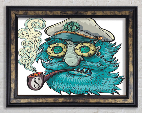 The Smoking Sailor Framed Print