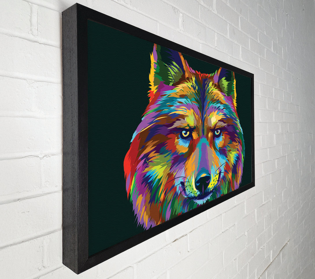  A Canvas Print of Stunning Wolf Head Canvas Art