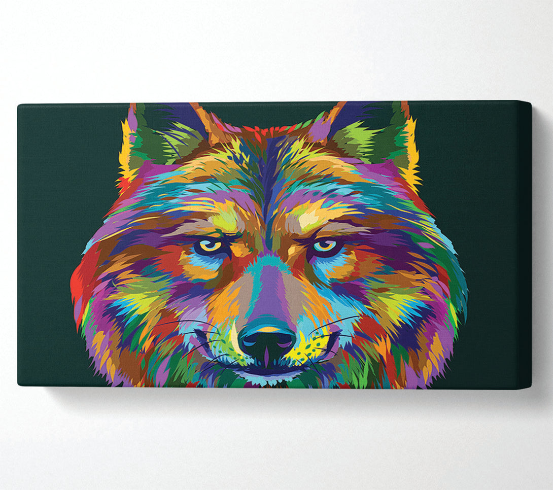  A Canvas Print of Stunning Wolf Head Canvas Art