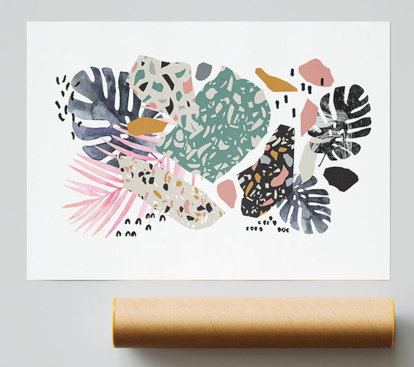 Mid Century Cheese Plant Giclee Print