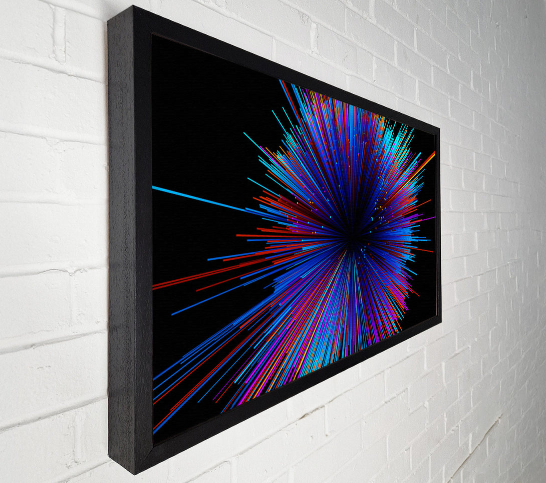  A Canvas Print of Spectrum Lines Canvas Wall Art