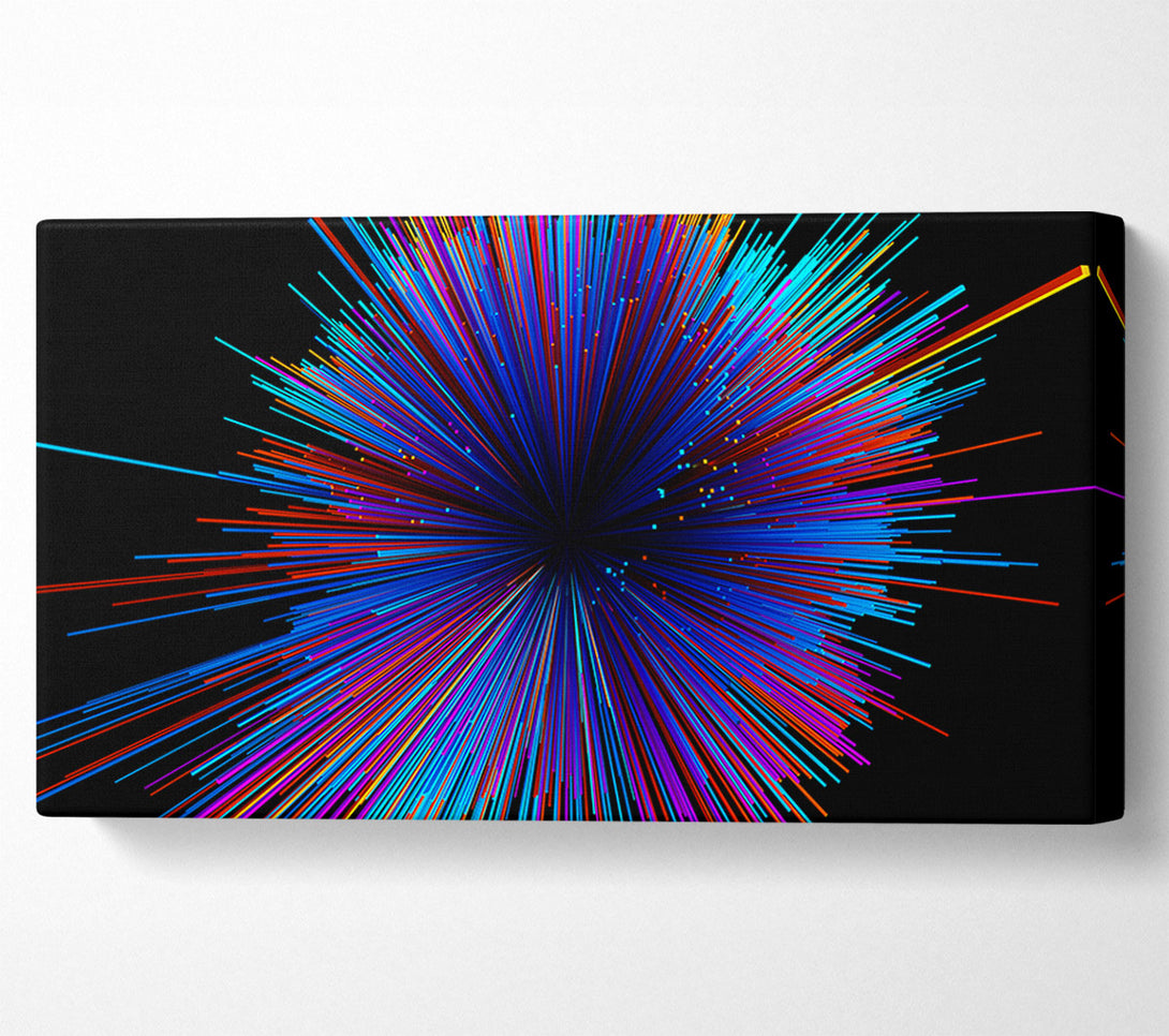  A Canvas Print of Spectrum Lines Canvas Wall Art