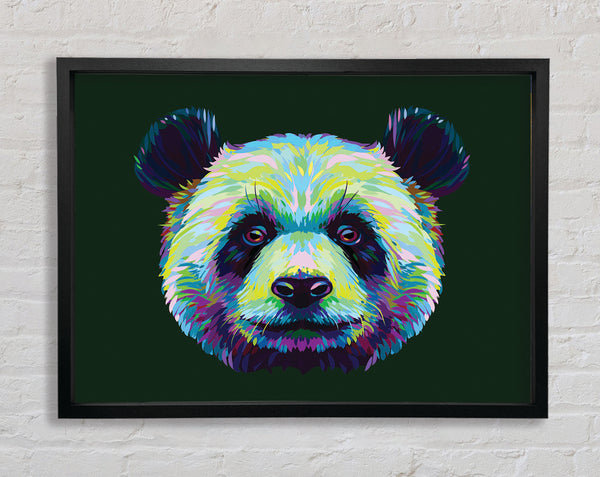 The Panda Head Framed Print