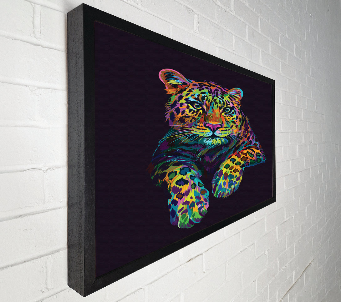  A Canvas Print of The Beautiful Leopard Canvas Art