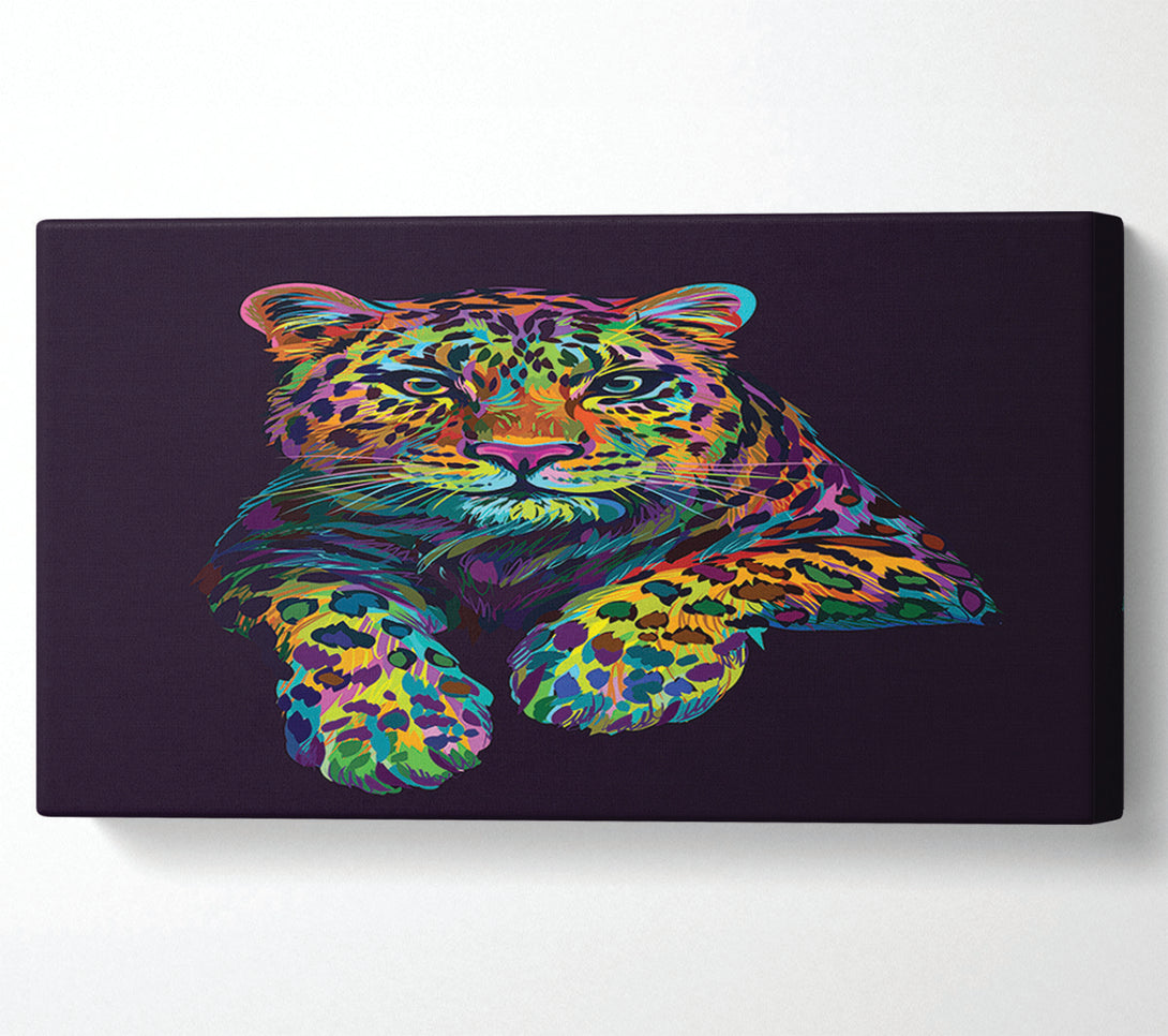  A Canvas Print of The Beautiful Leopard Canvas Art