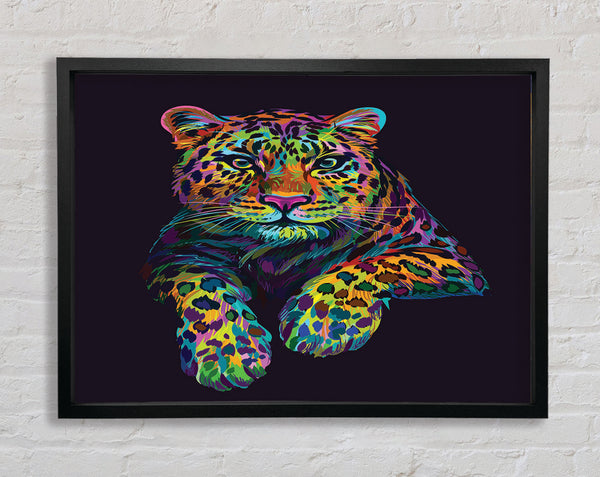The Beautiful Leopard Framed Print