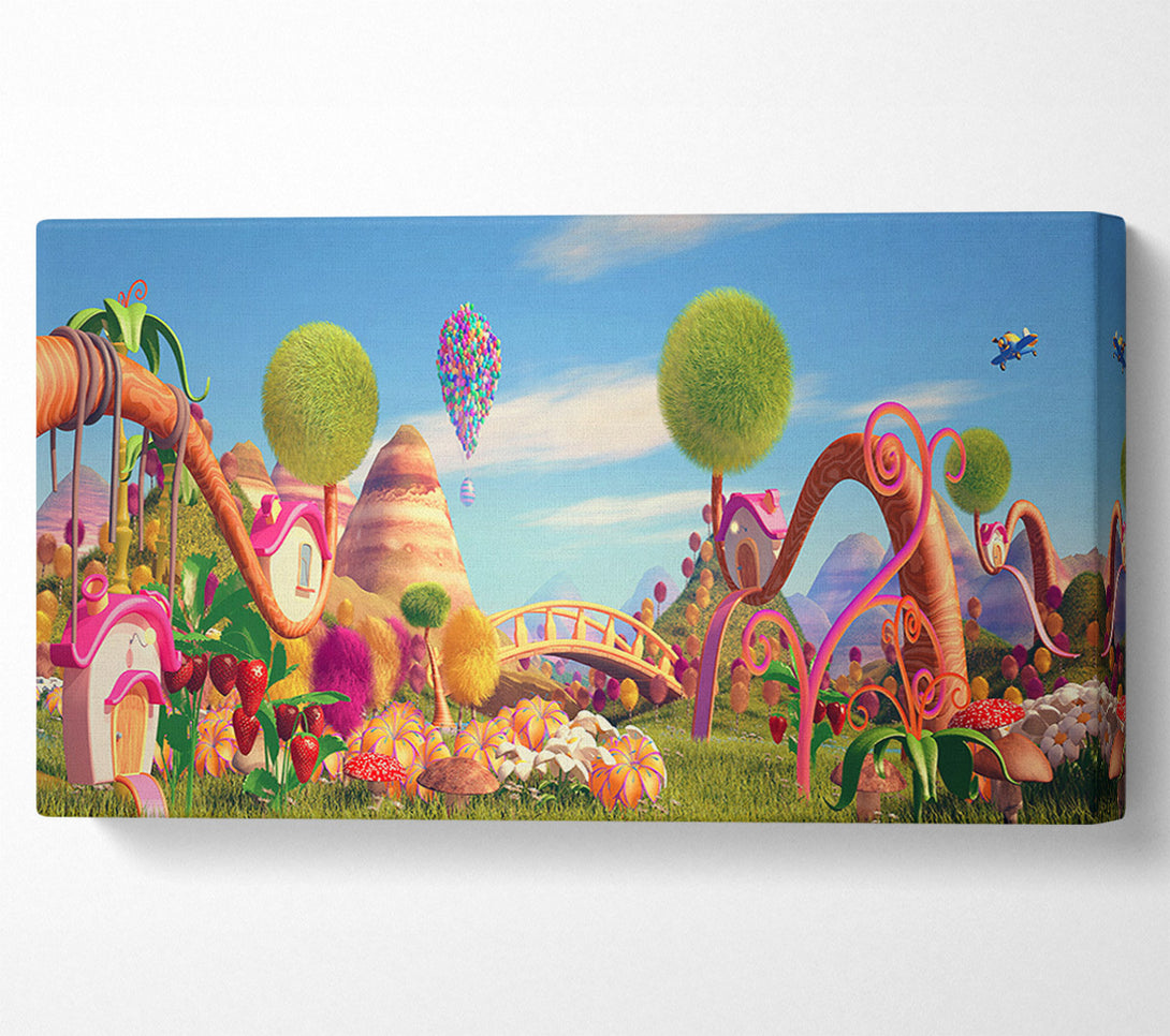  A Canvas Print of The Abstract Wonderland Canvas Wall Art
