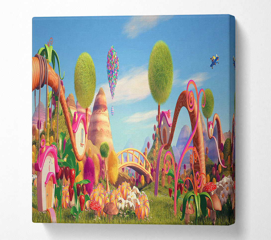 A Canvas Print of The Abstract Wonderland Canvas Wall Art