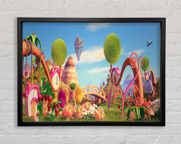 The Abstract Wonderland Framed Print