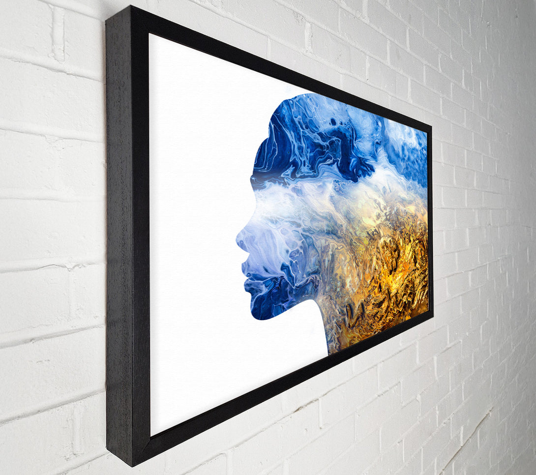  A Canvas Print of Woman Of The Sea Canvas Wall Art