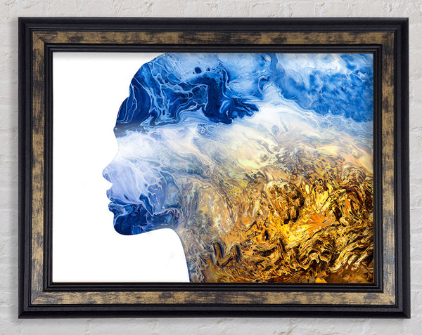 Woman Of The Sea Framed Print