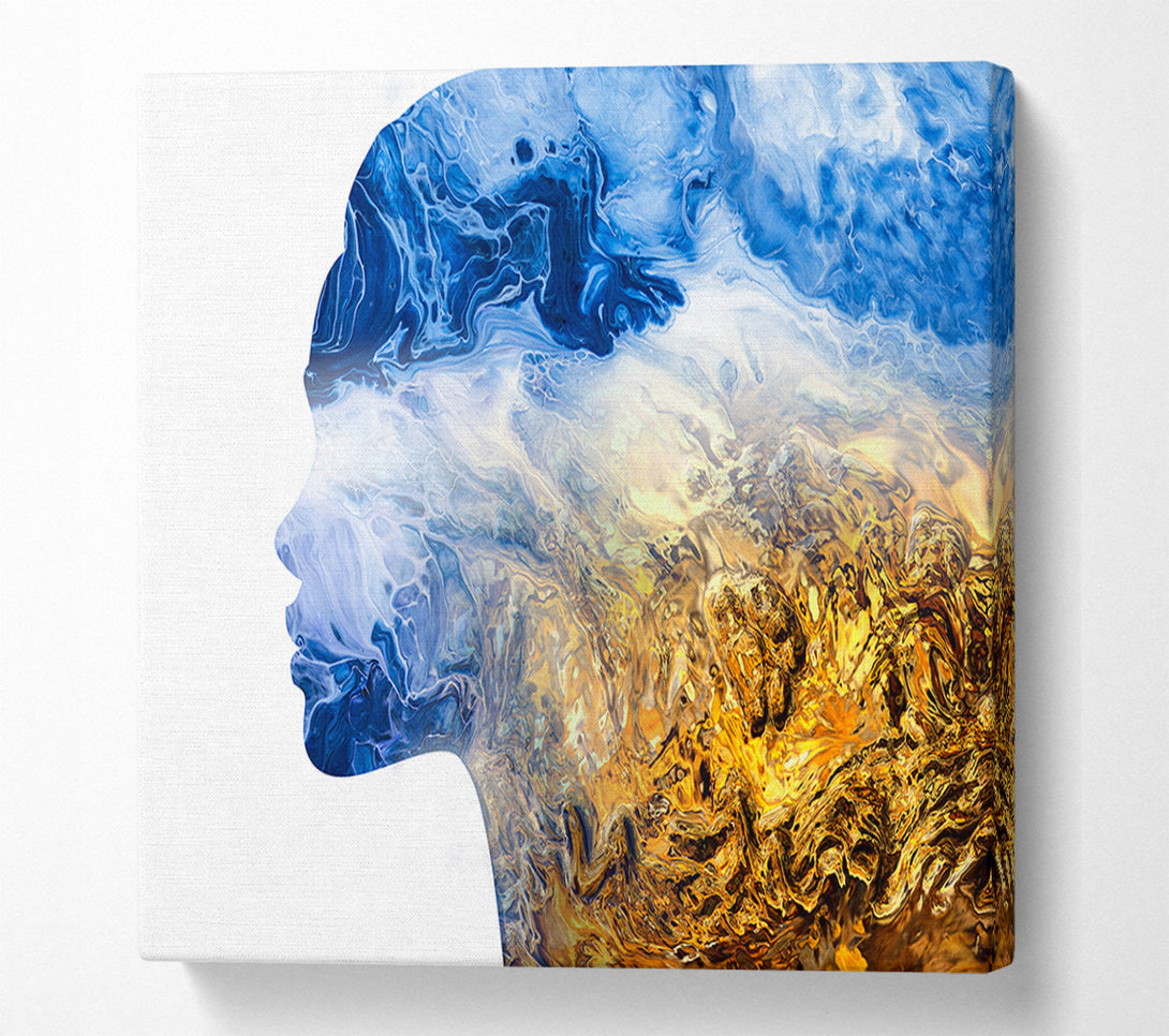  A Canvas Print of Woman Of The Sea Canvas Wall Art