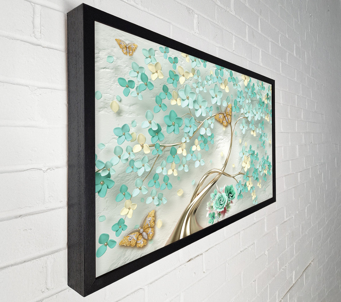  A Canvas Print of The Silver Branch Butterfly Canvas Print