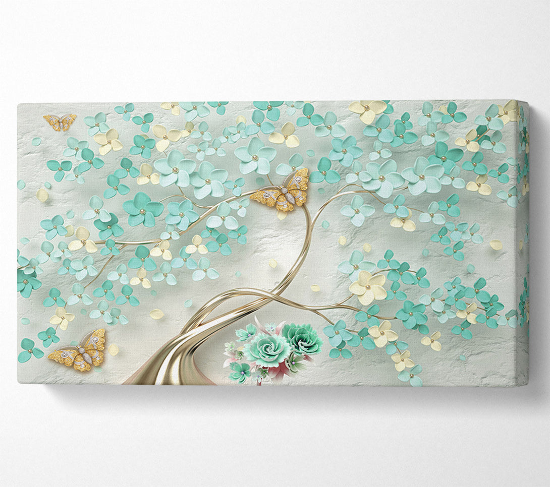  A Canvas Print of The Silver Branch Butterfly Canvas Print