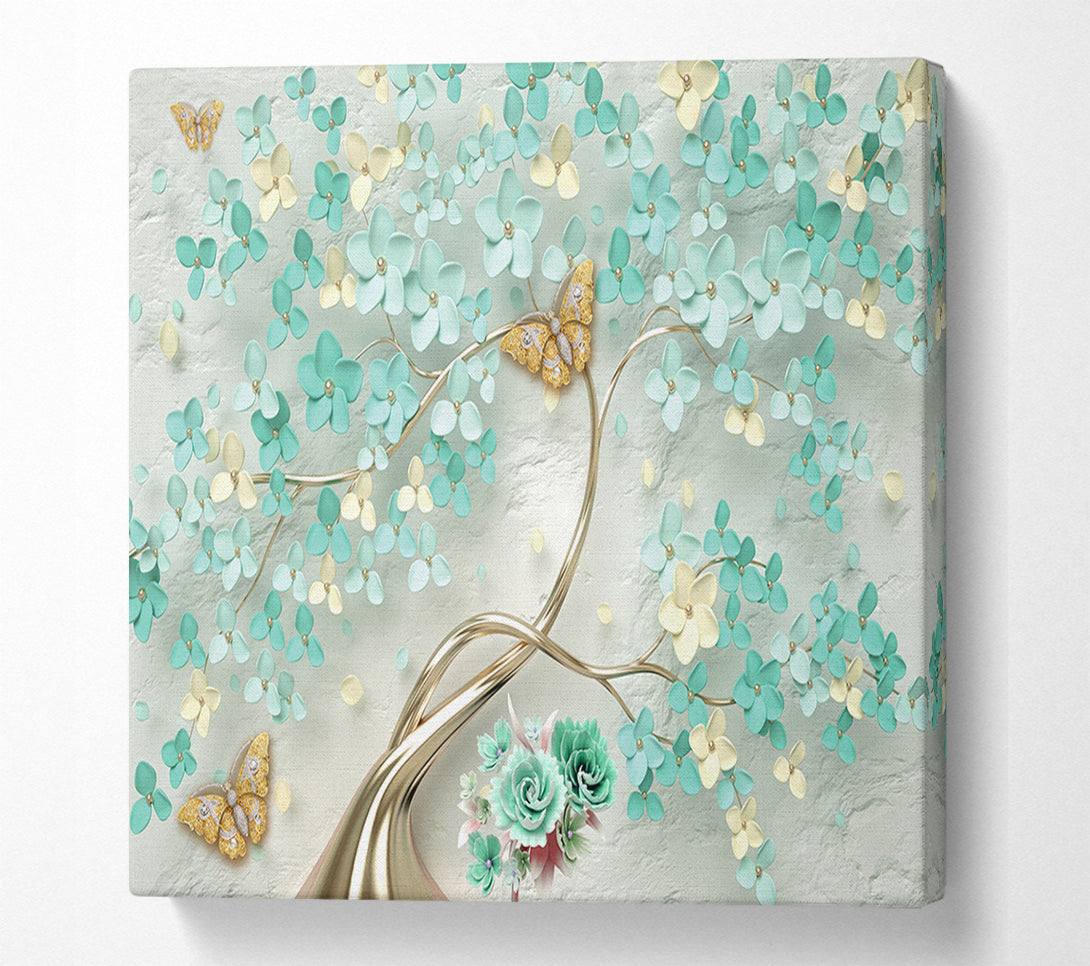  A Canvas Print of The Silver Branch Butterfly Canvas Print