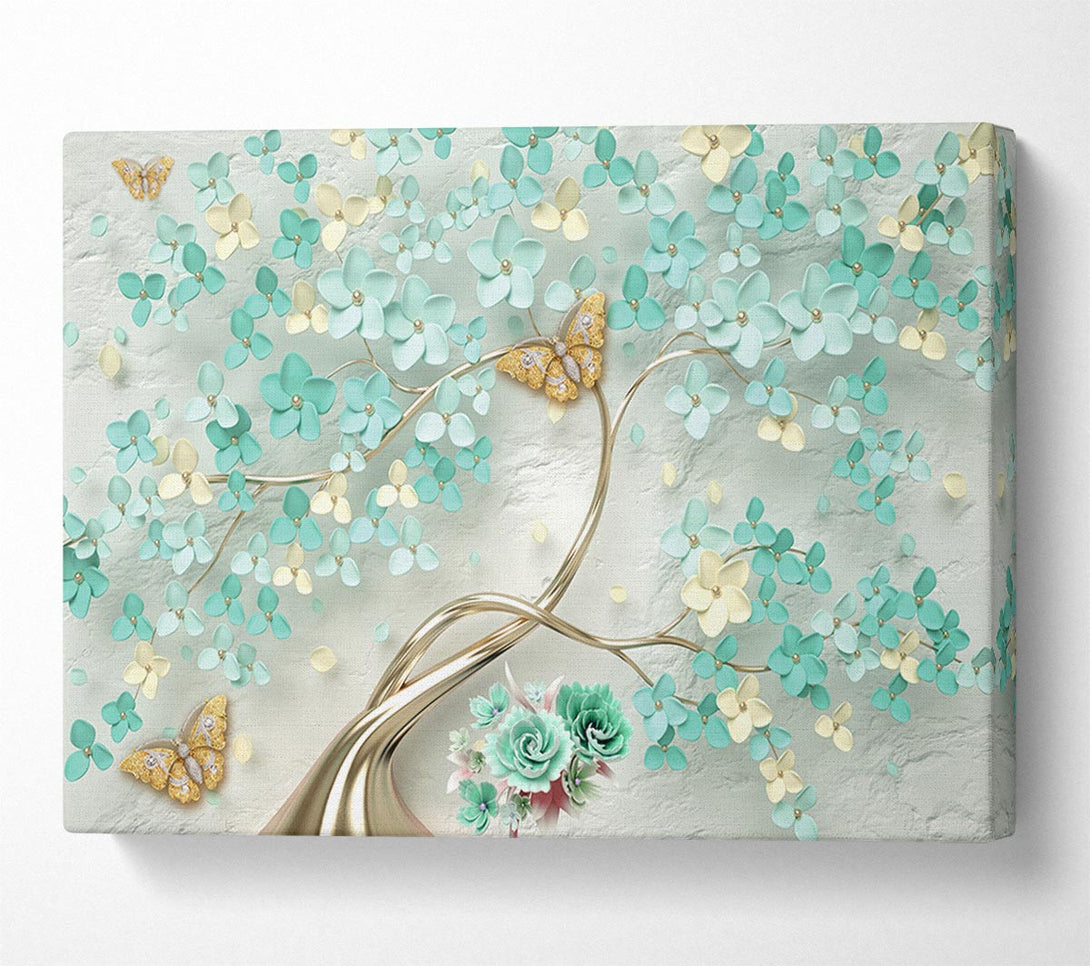  A Canvas Print of The Silver Branch Butterfly Canvas Print