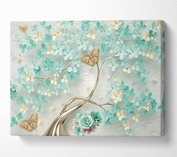  A Canvas Print of The Silver Branch Butterfly Canvas Print