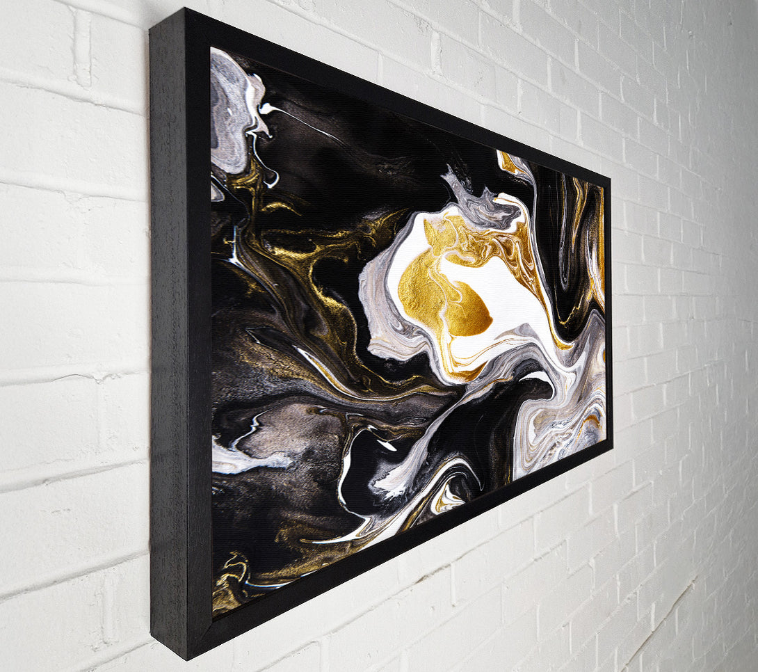  A Canvas Print of Liquid Coffee Canvas Print