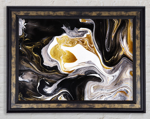 Liquid Coffee Framed Print