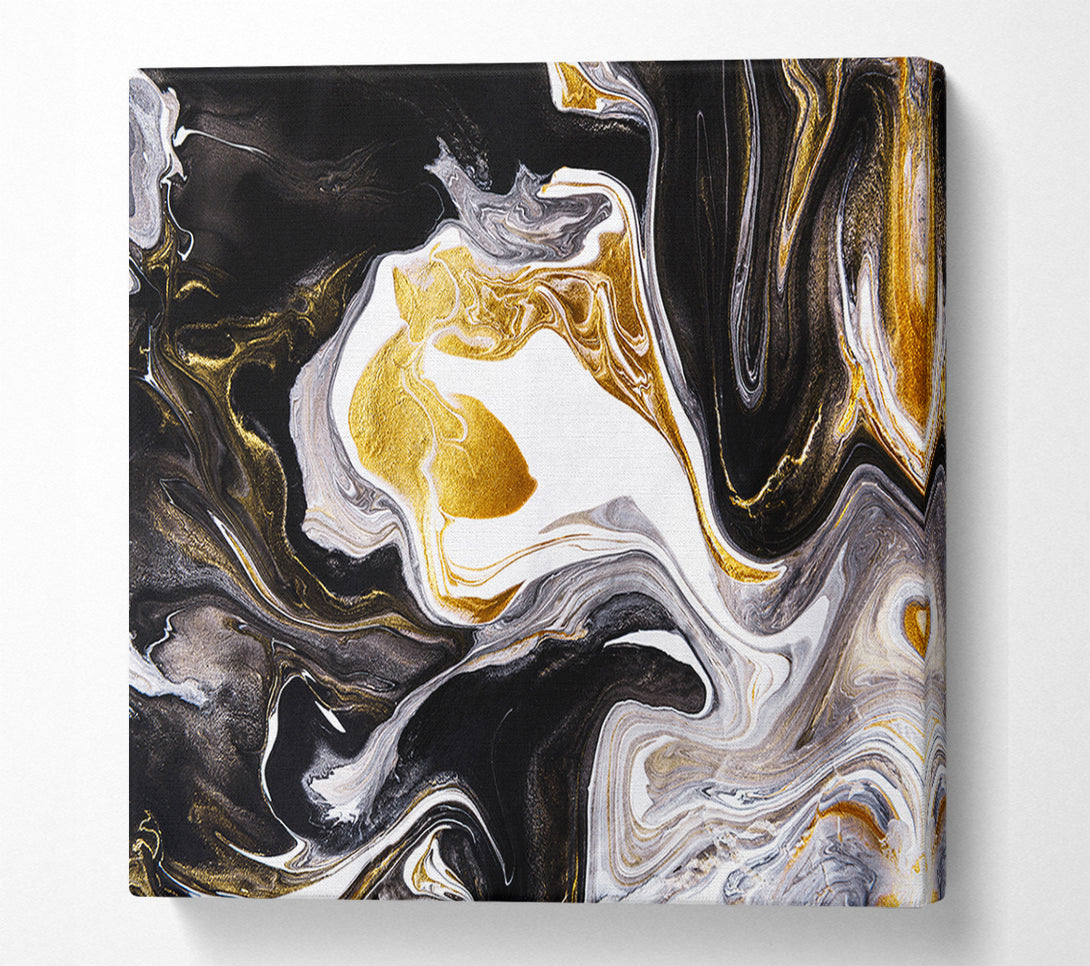  A Canvas Print of Liquid Coffee Canvas Print