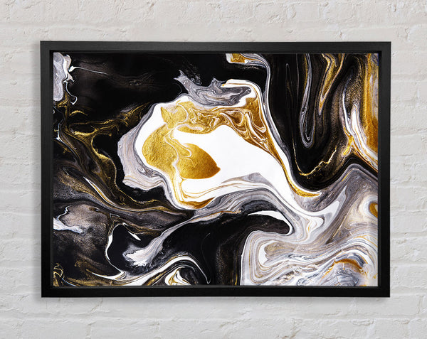 Liquid Coffee Framed Print