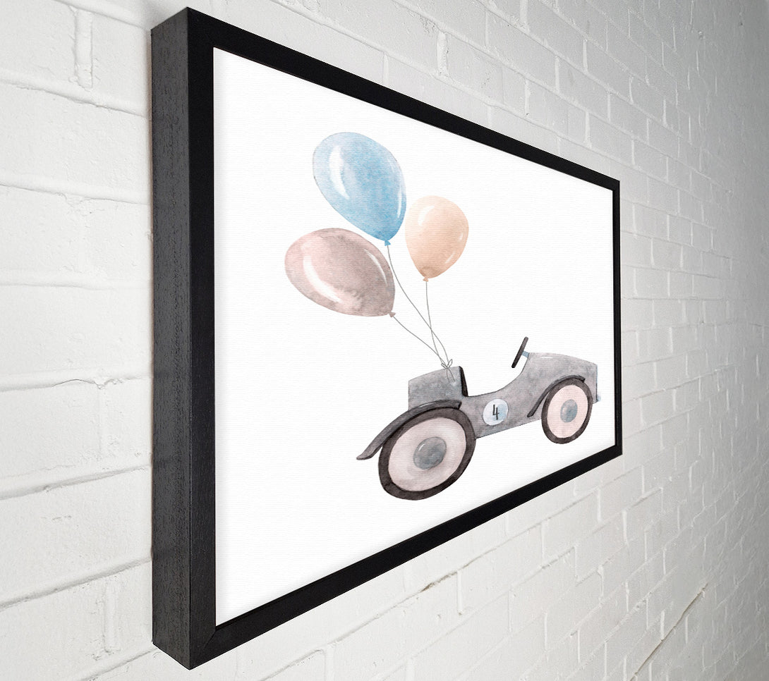  A Canvas Print of Balloon Car Canvas Art