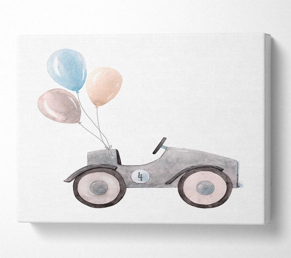  A Canvas Print of Balloon Car Canvas Art