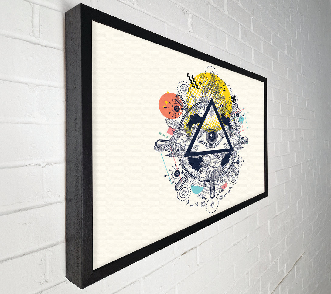  A Canvas Print of All Seeing Eye Canvas Art