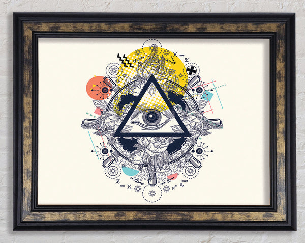 All Seeing Eye Framed Print