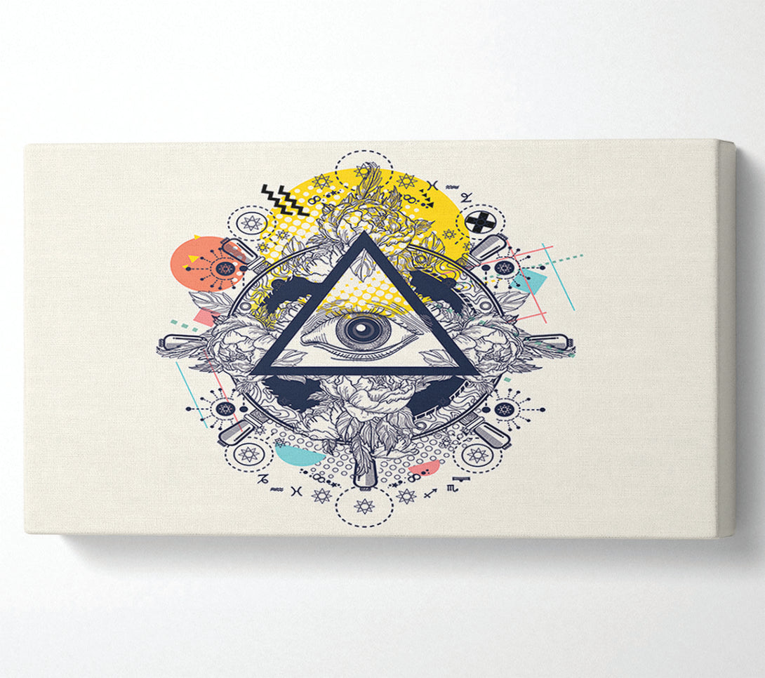  A Canvas Print of All Seeing Eye Canvas Art