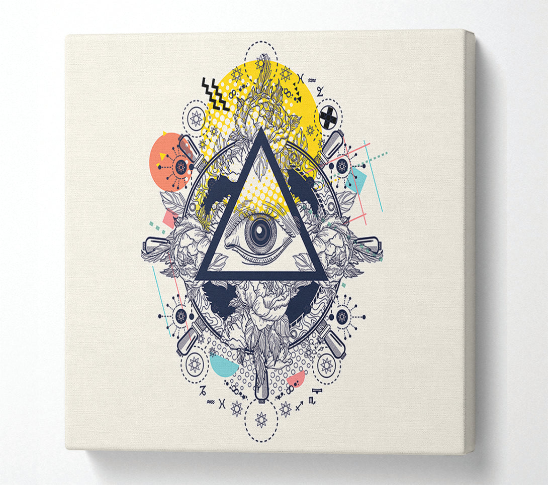  A Canvas Print of All Seeing Eye Canvas Art