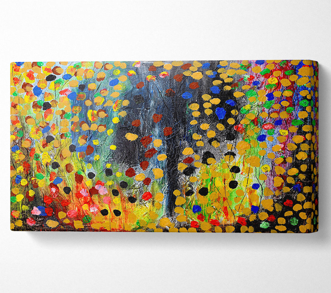  A Canvas Print of Dots Of The Forest Canvas Wall Art