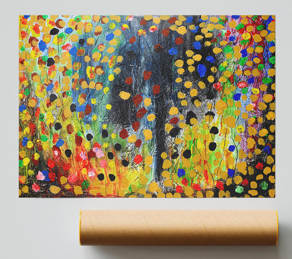 Dots Of The Forest Giclee Print