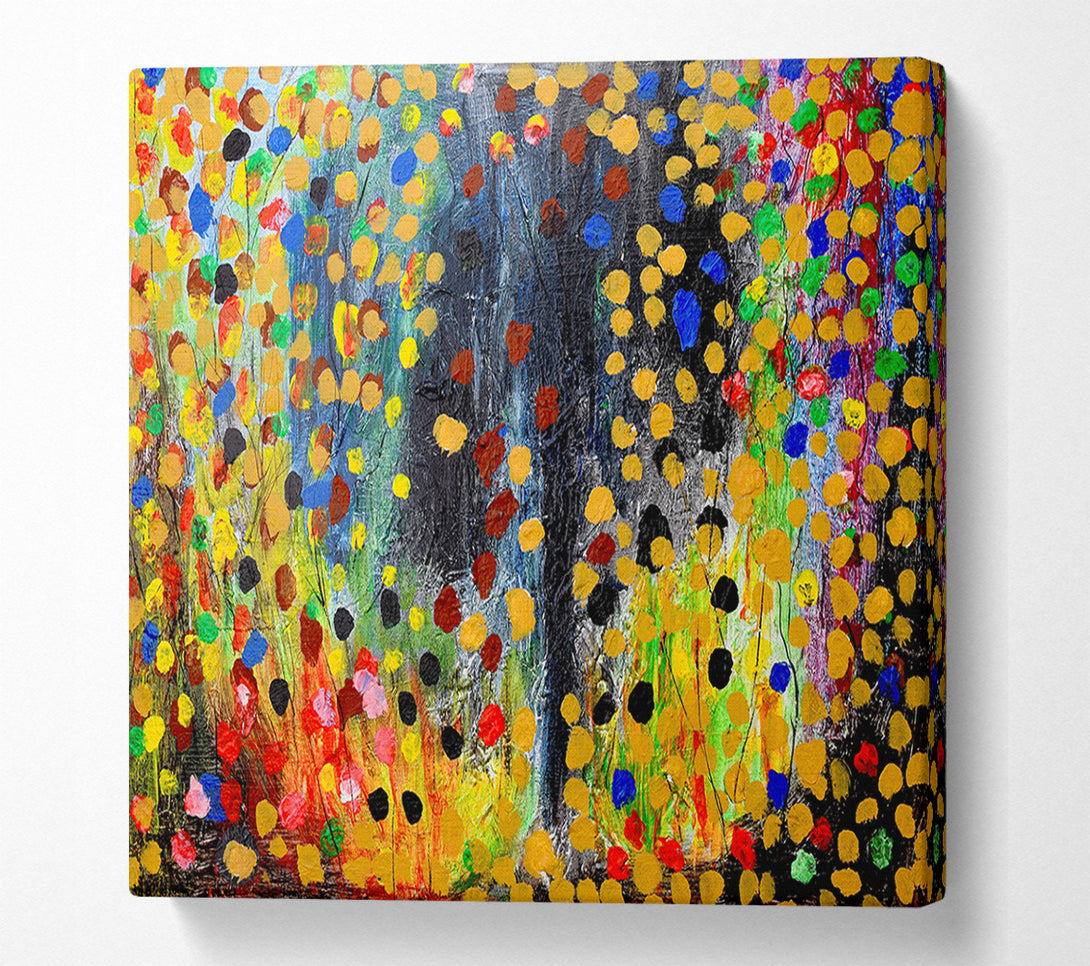 A Canvas Print of Dots Of The Forest Canvas Wall Art