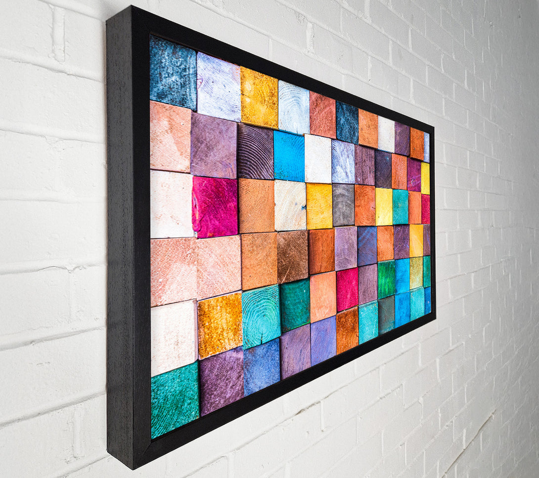  A Canvas Print of Textures Squares And Shadows Canvas Wall Art