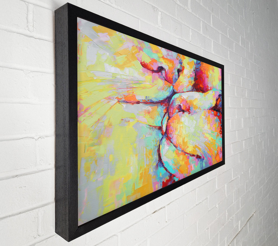  A Canvas Print of Kitten Kiss Canvas Art