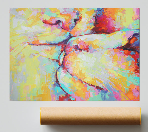 Kitten Kiss Print