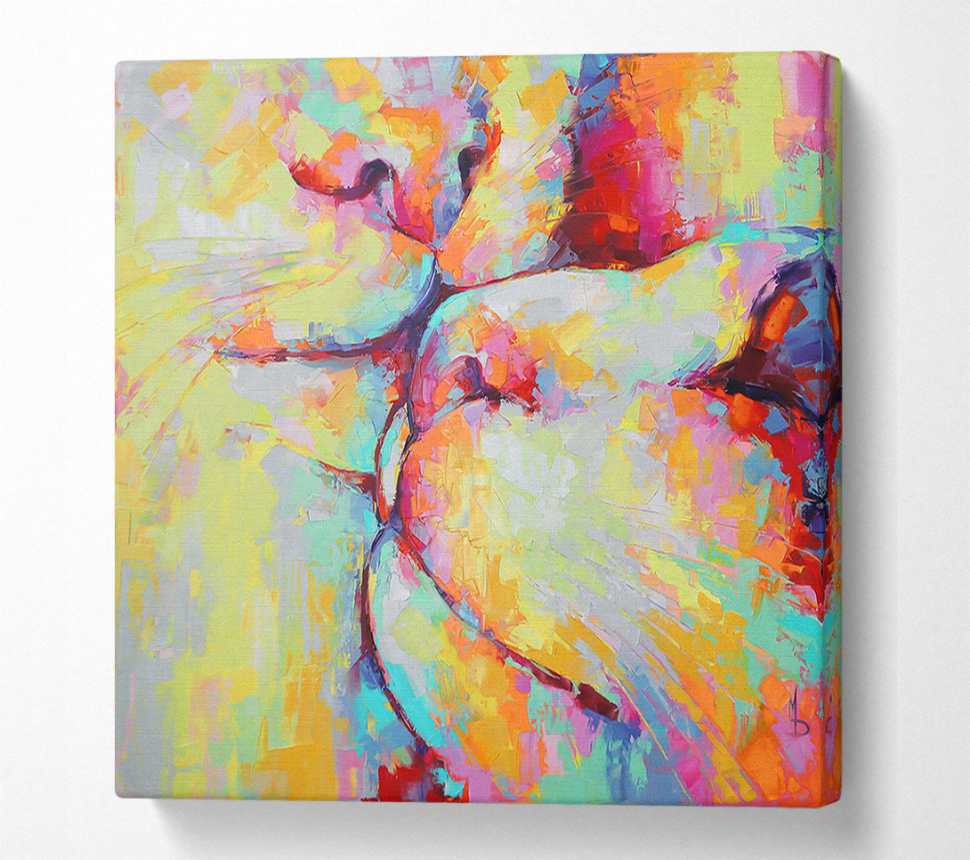  A Canvas Print of Kitten Kiss Canvas Art