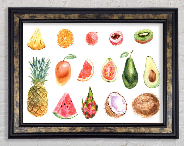 The Fruits Of Summer Framed Print