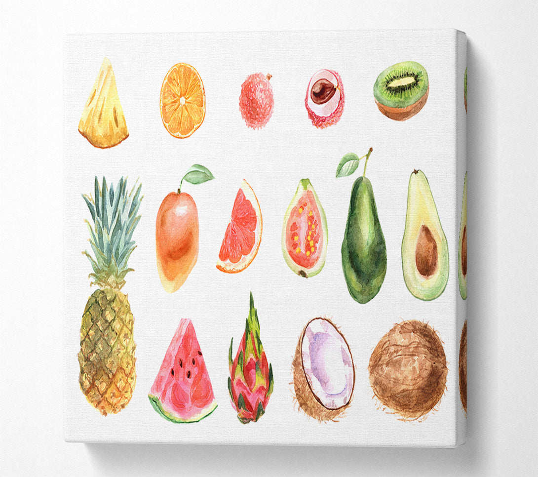  A Canvas Print of The Fruits Of Summer Canvas Art