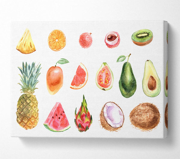  A Canvas Print of The Fruits Of Summer Canvas Art