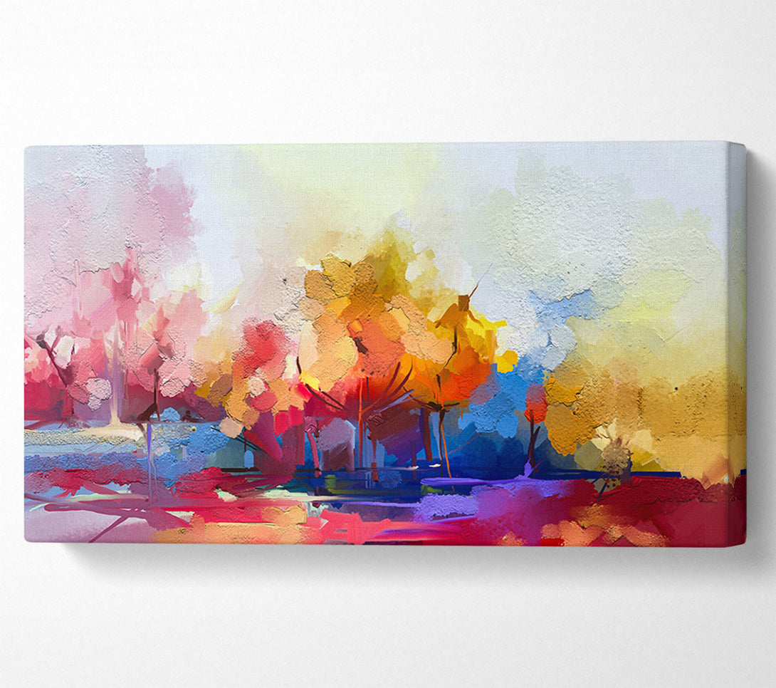  A Canvas Print of Summer Colour Explosion Canvas Print