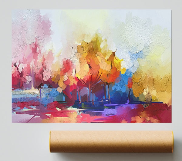 Summer Colour Explosion Poster